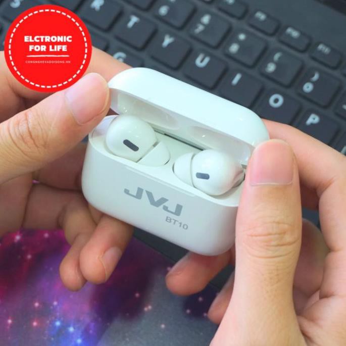 Tai Nghe Không Dây Bluetooth 5.0 JVJ BT10 cao cấp cảm biến vân tay, xuyên âm,sử dụng cho tất cả dòng điện thoại