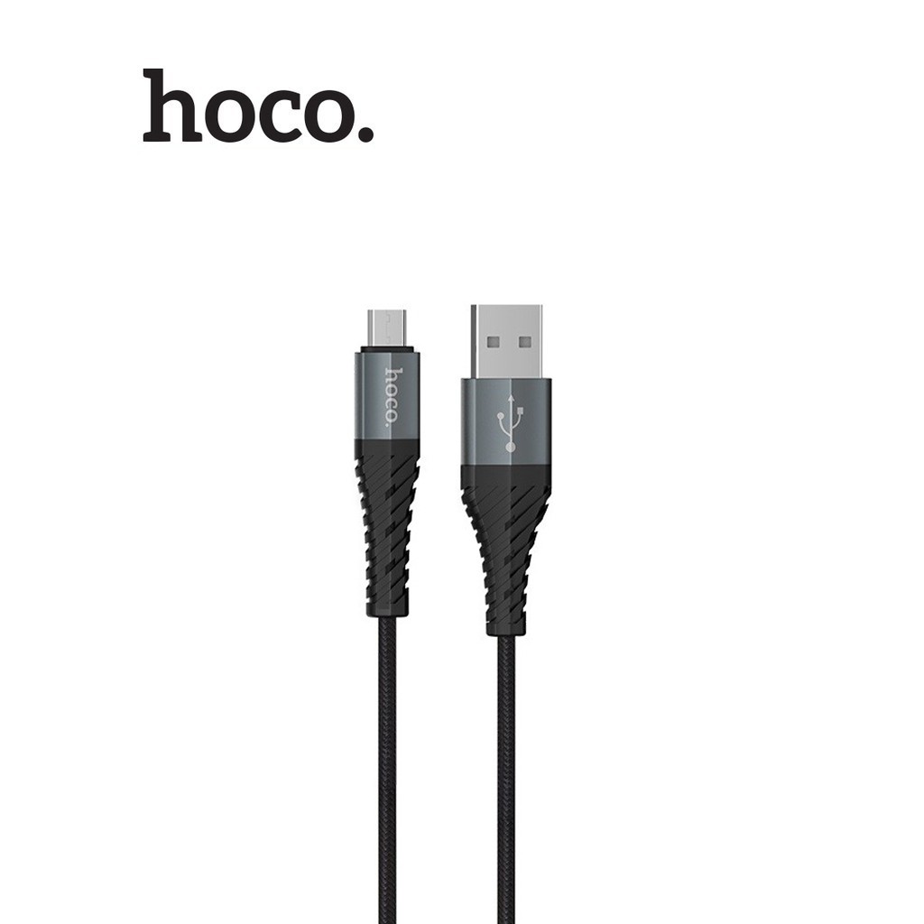 Cáp sạc nhanh 2.4A truyền dữ liệu Hoco X38 chất liệu nylon cao cấp dài 1M tương thích cao với nhiều thiết bị