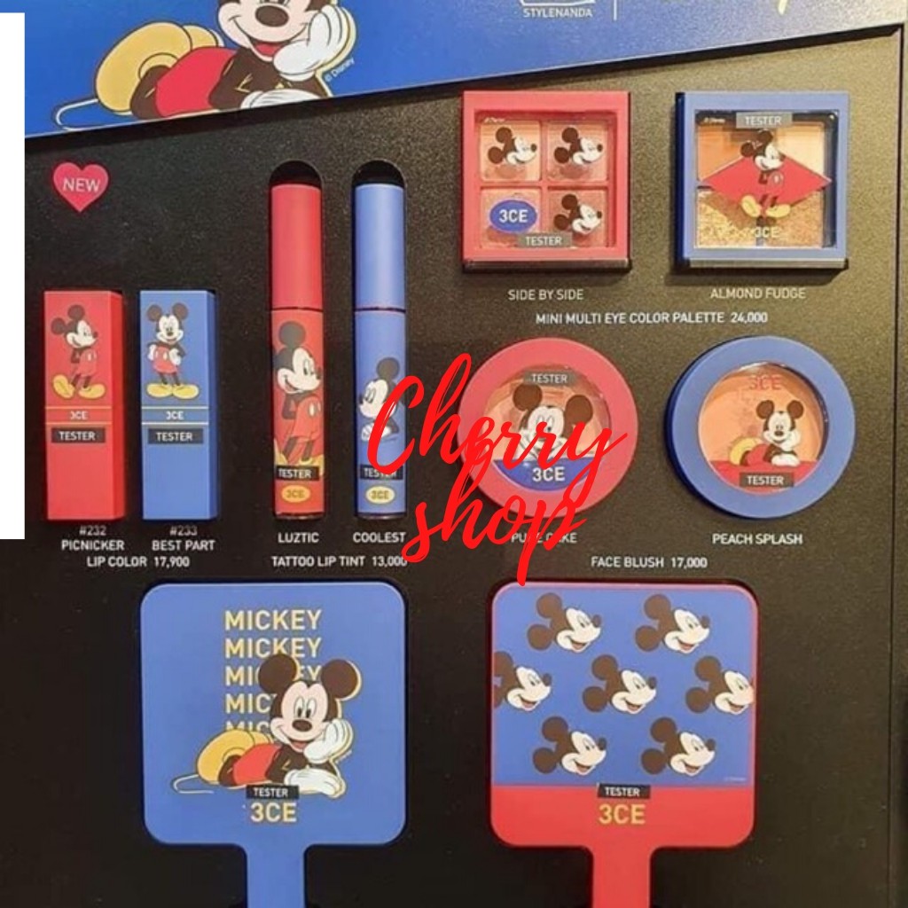 [ Auth-check code]Son Kem 3CE TATTOO LIP TINT - PHIÊN BẢN CHUỘT MICKY 💝 Son 3CE DISNEY MicKey