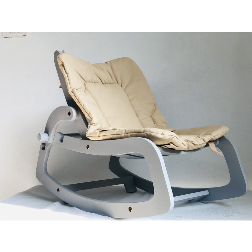 Ghế rung và bập bênh đa năng cho bé ROCKING CHAIR, vừa ngồi chơi, vừa ru ngủ , và limit các công dụng Tổng K