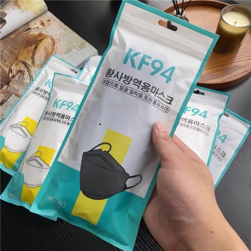 Set 10c Khẩu Trang Công nghệ Hàn KF94 LOẠI 2 siêu HOT