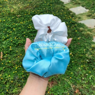 Combo 5 chiếc cột tóc SCRUNCHIES satin siêu xinh