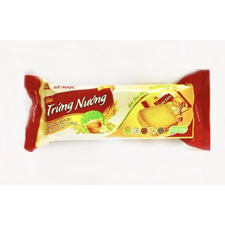 80g Bánh trứng nướng MÈ TRẮNG sữa tươi  HẠT SEN giòn rụm GIÀU DINH DƯỠNG bổ sung NĂNG LƯỢNG