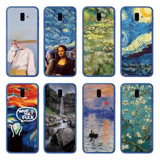 Ốp điện thoại TPU mềm họa tiết tranh Van Gogh cho Samsung Galaxy J6 / J4 Plus 2018 / J6 Prime