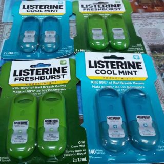 Combo 2 chai Xịt thơm miệng Listerine