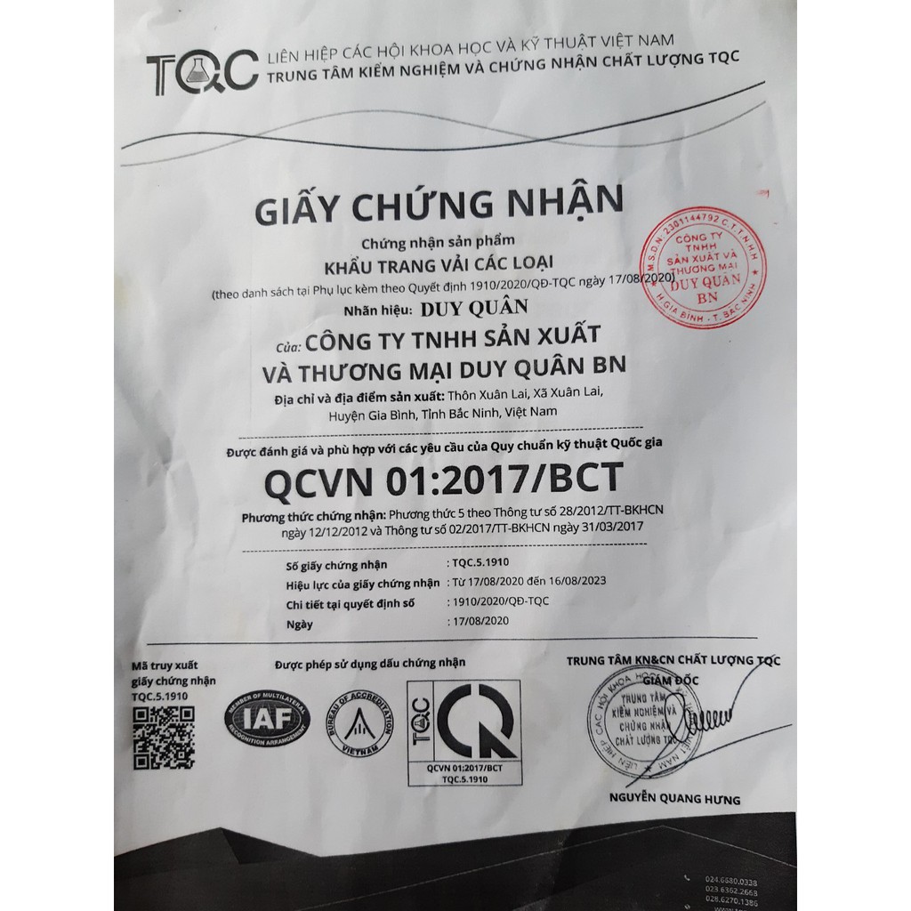 [Sale 3 Ngày]Khẩu Trang Y Tế 4 Lớp Gói 10 chiếc Kháng Khuẩn Và Không Kháng Khuẩn Duy Quân Xuân Lai