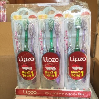 Bàn chải lipzo bộ 3  (mua 2 tặng 1)