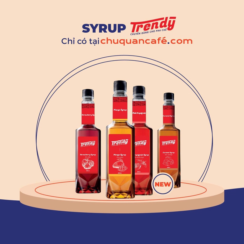 Siro Trendy  chai 830ml