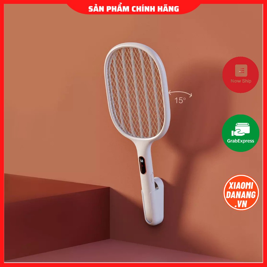 Vợt muỗi Xiaomi Qualitell kiêm đèn bắt muỗi tiện dụng - Màn Hình Hiển Thị Kỹ Thuật Số