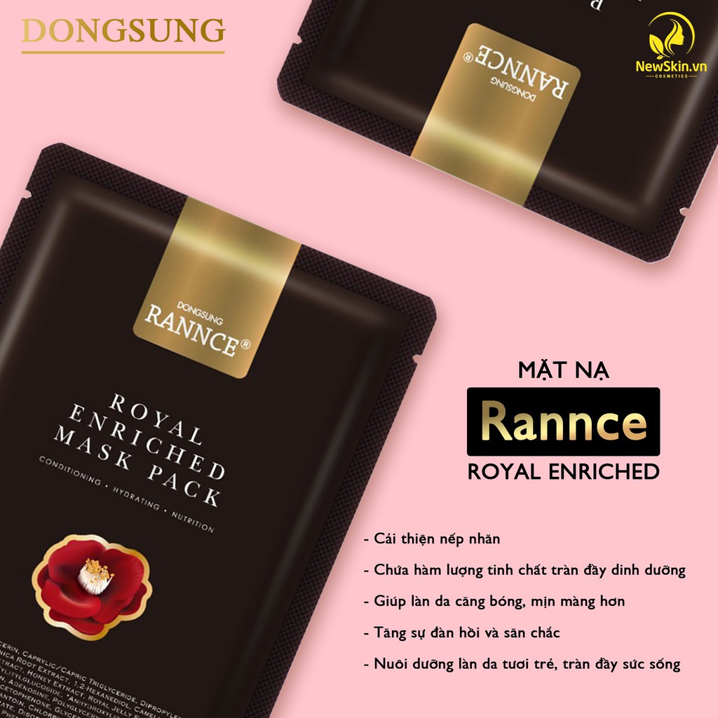 Mặt Nạ Cải Thiện Nếp Nhăn Dongsung Rannce Royal Enrich Mask Pack 25ml