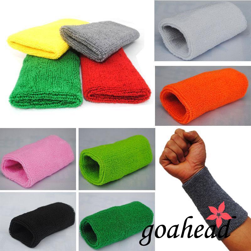 Băng quấn cổ tay chất liệu vải cotton mềm 15cm cho người tập gym