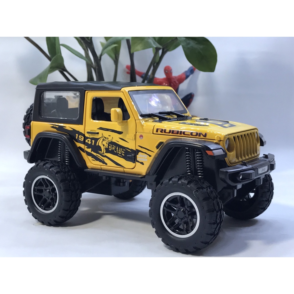 Mô hình xe ô tô Jeep Wrangler Rubicon 2 cửa tỷ lệ 1:20