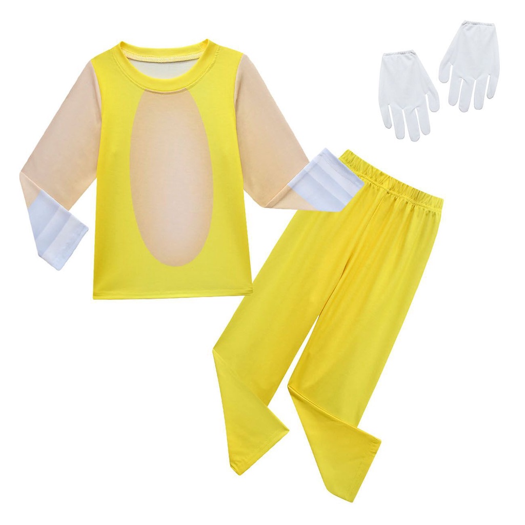 Bộ Đồ Hóa Trang Nhím Sonic Tay Dài Thiết Kế Dễ Thương Dùng Hóa Trang Dịp Halloween