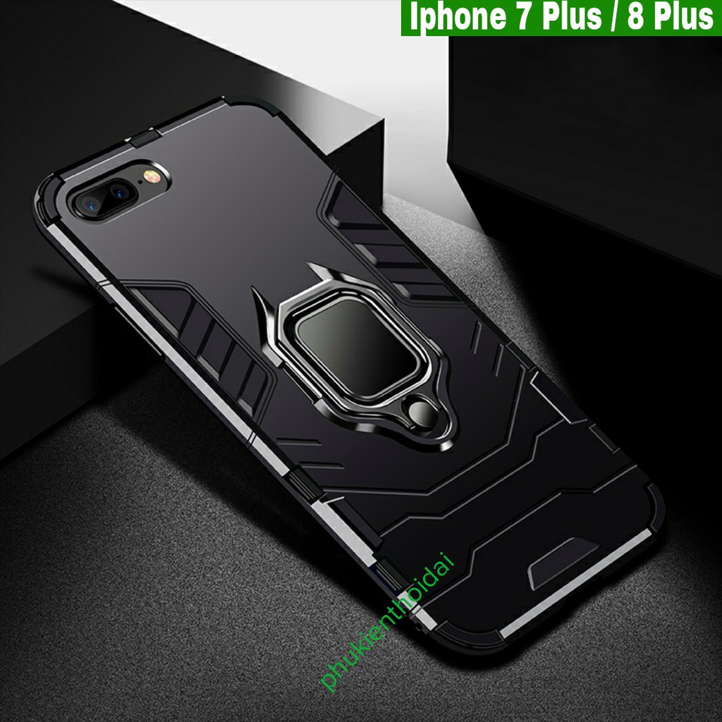 Ốp lưng Iphone 7 Plus / 8 Plus / Iphone 7 / 8 / 11 Pro / Iphone 11 / 11 Pro Max / 13 chống sốc Iron Man Iring siêu bền