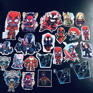 Hình dán sticker nhân vật Marvel