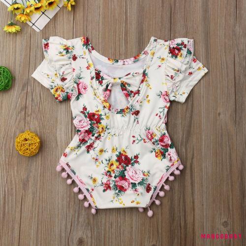 Bộ jumpsuit hoa tay cánh tiên đáng yêu cho bé