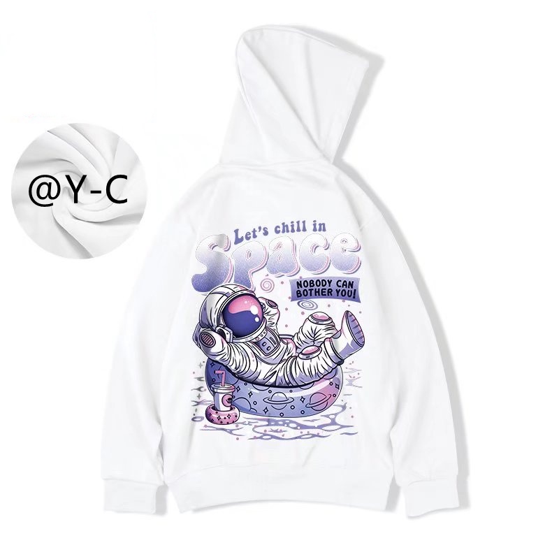 Áo hoodie tay dài dáng rộng in hình hoạt hình thời trang phong cách Nhật Bản cho nam cỡ M-8XL