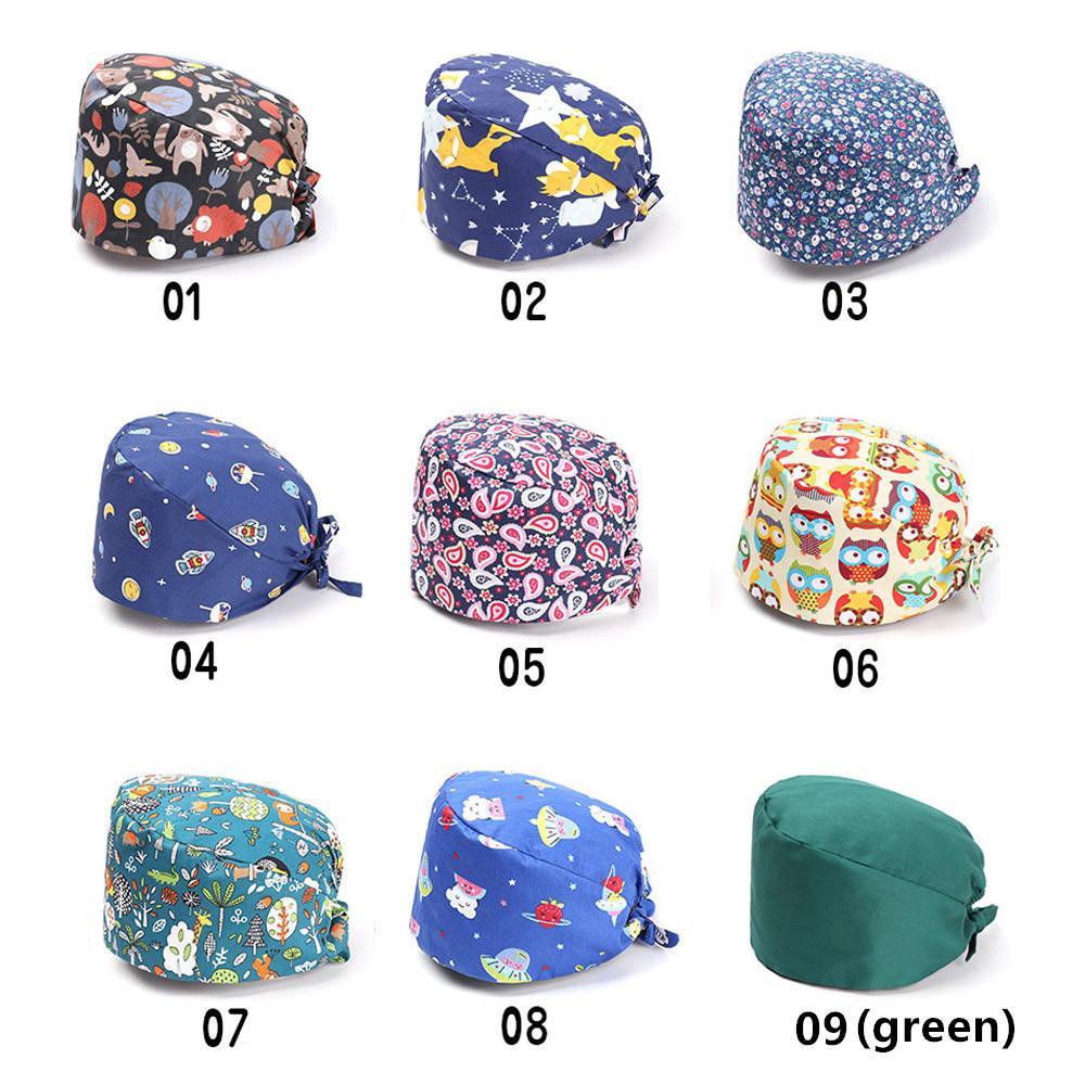 LAY Mũ Trùm Đầu Chất Cotton Mềm Mại Có Thể Điều Chỉnh K