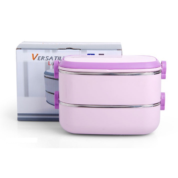 Cặp Lồng - Hộp Cơm Inox Cao Cấp 1500ml Nhập Khẩu Thái Lan Happy Ware Oval