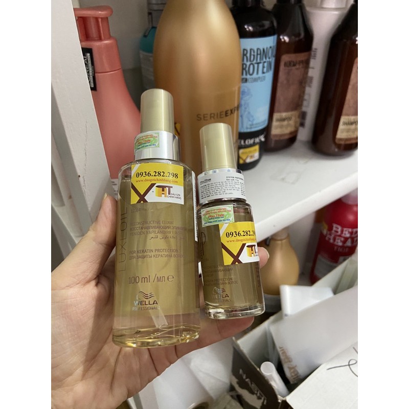 Tinh dầu dưỡng sp wella 100ml và 30ml