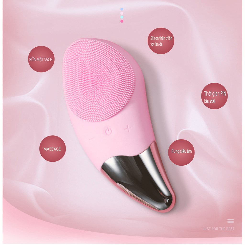 SALE , XẢ KHO , MẤT HỘP Máy Rửa Mặt Chính Hãng  Sóng Siêu Âm SONIC FACIAL BRUSH  (BẢO HÀNH 1 ĐỔI 1)