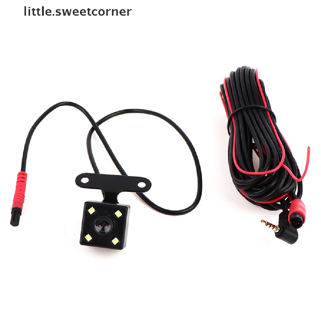 [Sweet] Car Rearview Camera 4LED Night Vision Rear View Camera with 5Pin Extension Cable Boutique | BigBuy360 - bigbuy360.vn