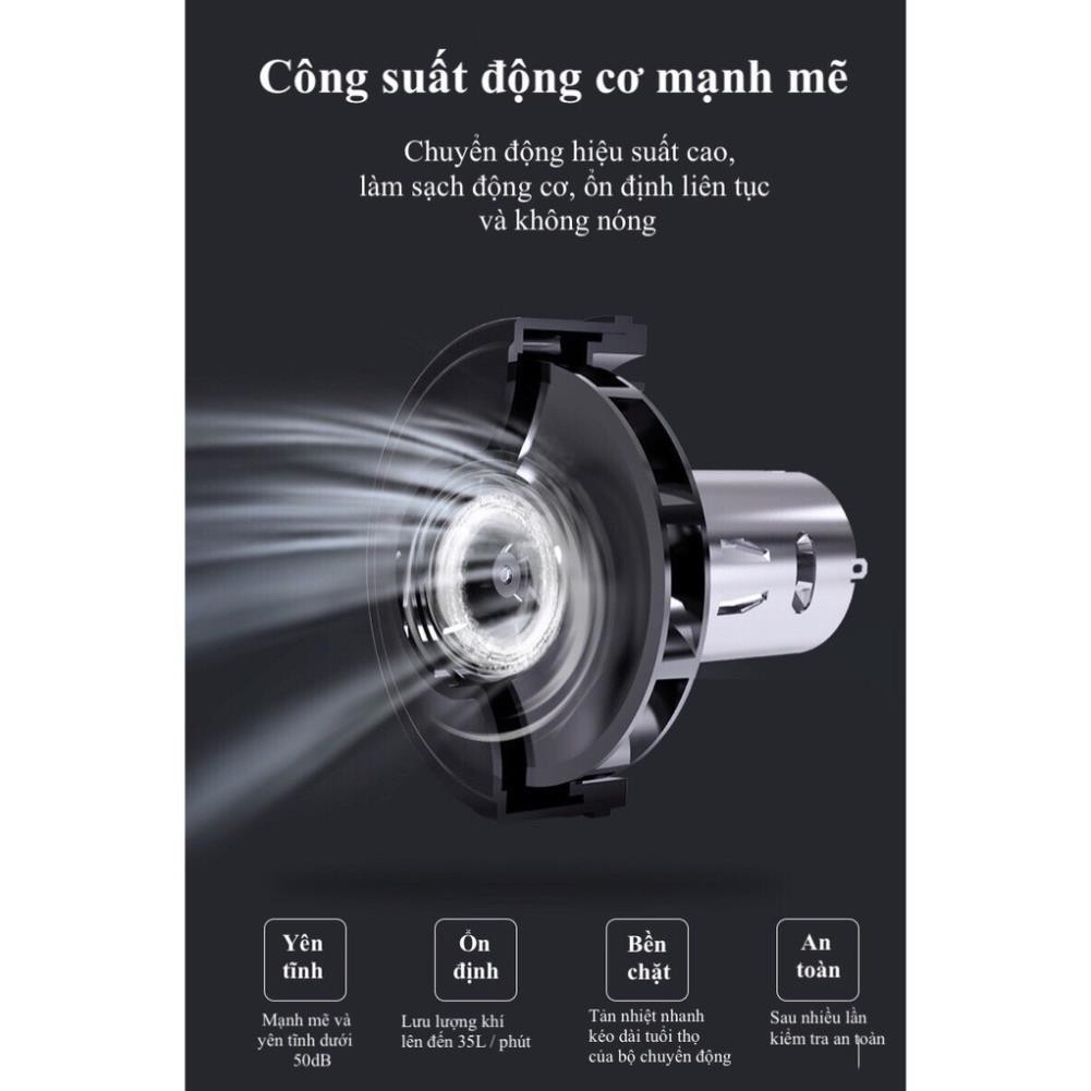 Máy hút bụi cầm tay 4 đầu thông minh không dây cao cấp AIKESI, lực hút siêu mạnh hút sạch bui bẩn lâu ngày, lông thú | BigBuy360 - bigbuy360.vn