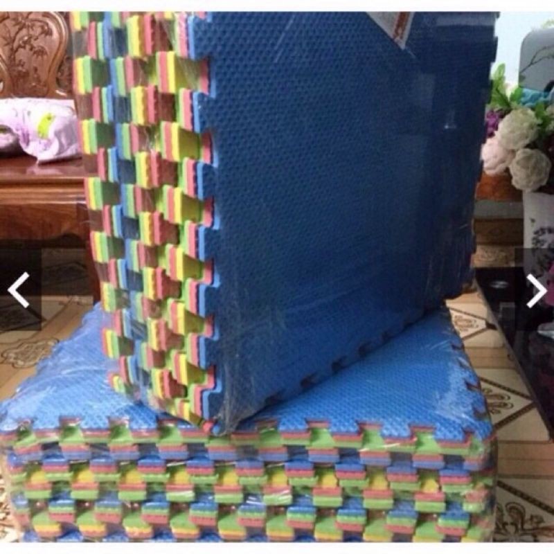COMBO 2 BỊCH Thảm xốp trộn màu  kt:60×60cm