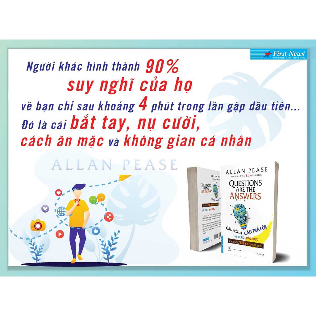 Sách - Câu Hỏi Là Câu Trả Lời - Hỏi Đúng Bán Được - First News Tặng Kèm Bookmark