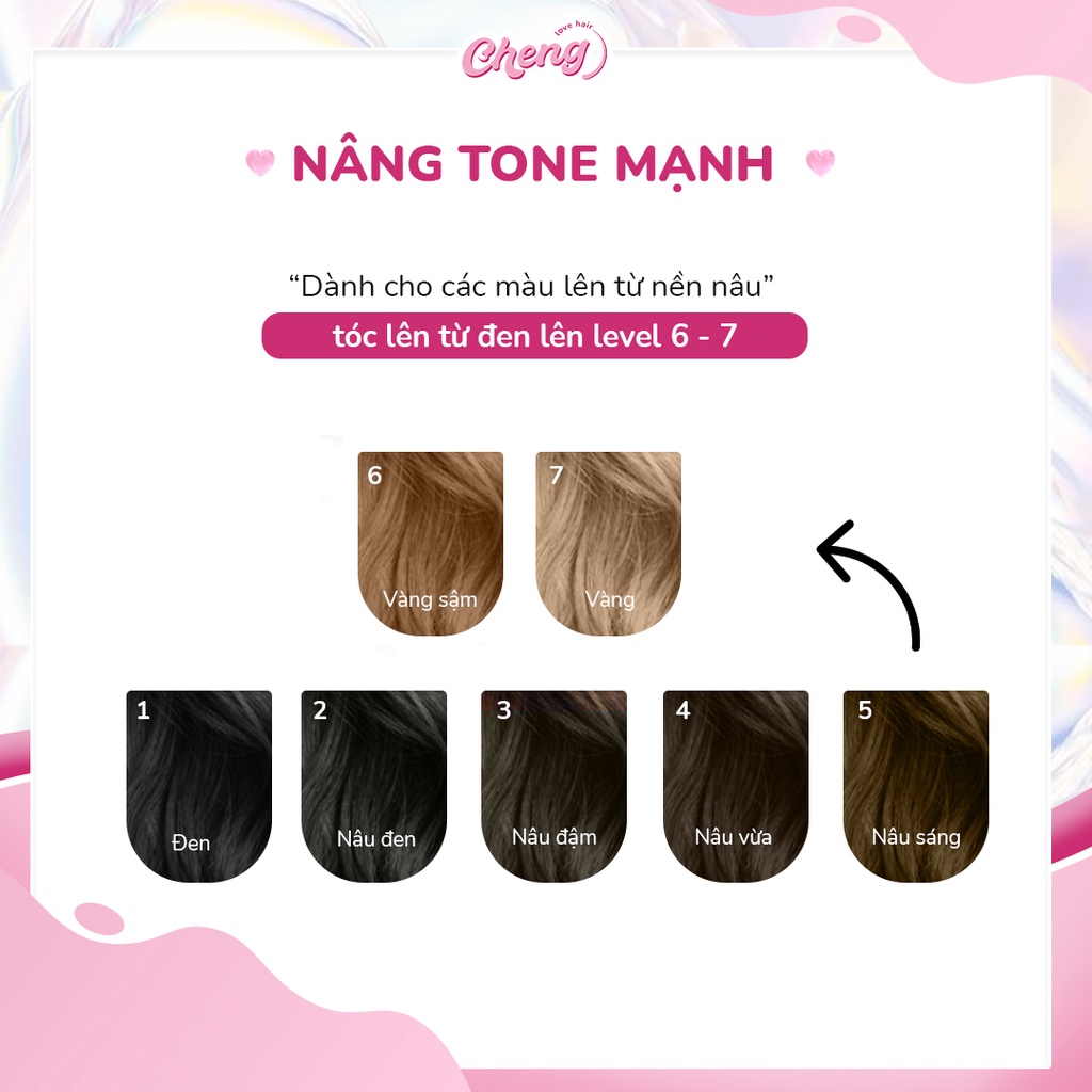Thuốc NÂNG TONE Tóc - Nâng Tông Sáng, Nhuộm Tóc Chuẩn Màu | Chenglovehair, Chenglovehairs