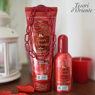 TESORI D’ORIENTE - Set Xích Tắm Hương Nước Hoa Thanh Long Và Nước Hoa Tesori D`Oriente - Hàng Chính Hãng