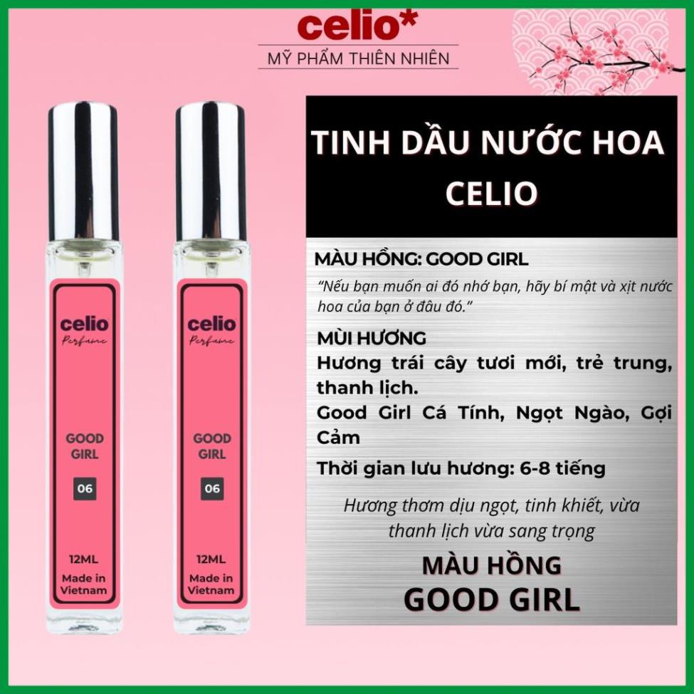 Tinh Dầu Nước Hoa Nữ Body mist Mini 12ml Celio The Diamond Girl Cá Tính Ngọt Ngào Gợi Cảm Thơm Lâu Dạng Xịt Tiện Lợi