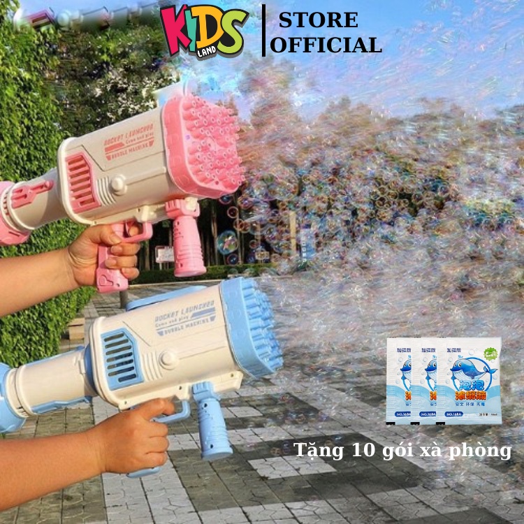 Súng bắn bong bóng 60-80 nòng siêu mạnh, loại to lớn.Máy bắn bong bóng xà phòng 60-80 nòng siêu mạnh