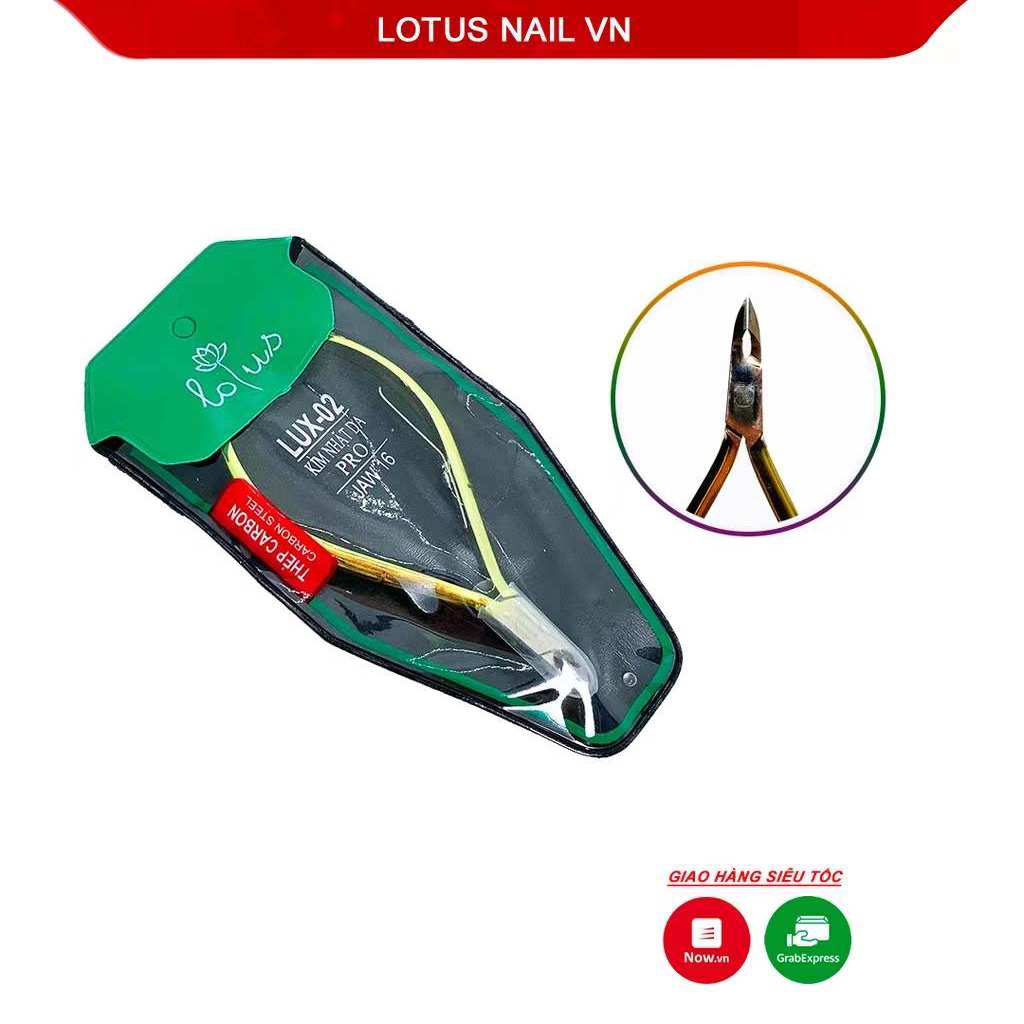 Kìm nhặt da, kềm cắt da Lotus Pro mang vuông mũi 16