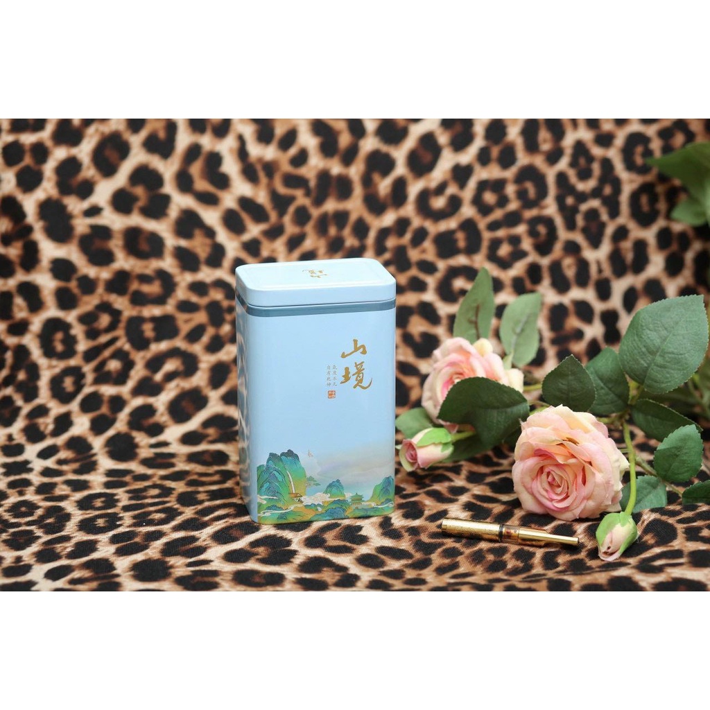 Hộp Thiếc Đỏ/Xanh/Vàng Đựng Trà Siêu Đẹp