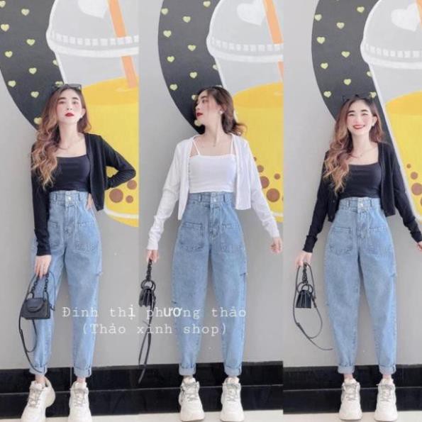 Quần baggy bò 3 khuy hot trend MS #303