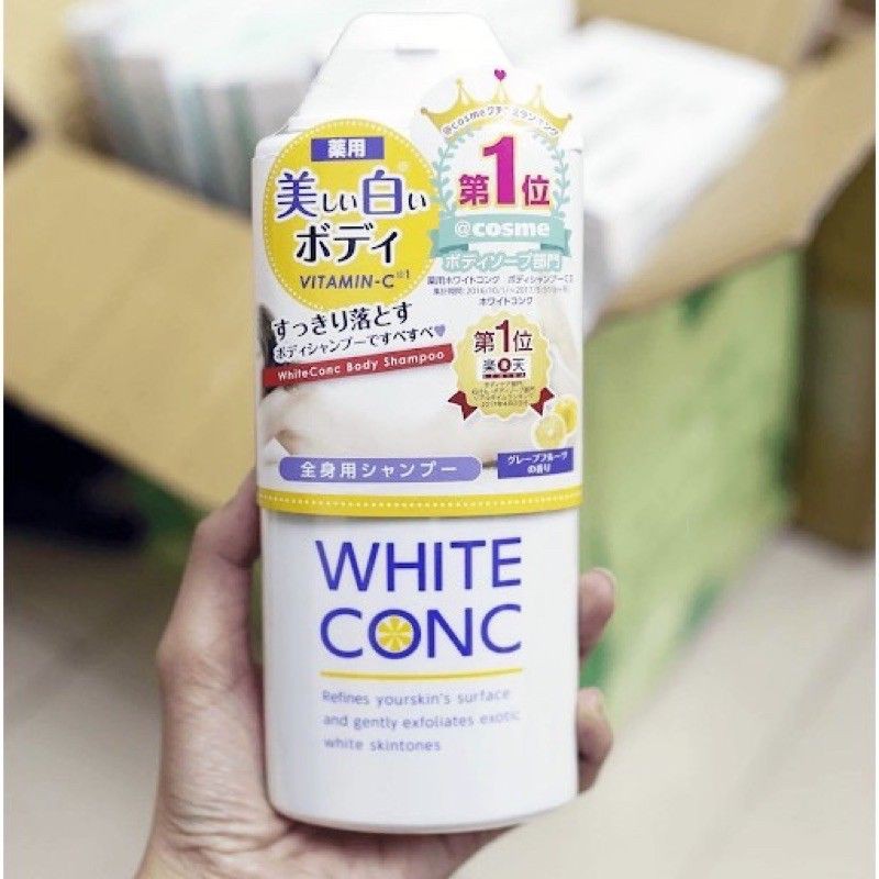 sữa tắm trắng da White ConC Body Vitamin C 360ml