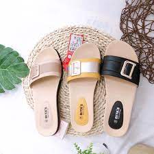 Dép thời trang nữ Bitas  DYN132 (size 36-39) màu đen,vàng tiện dụng