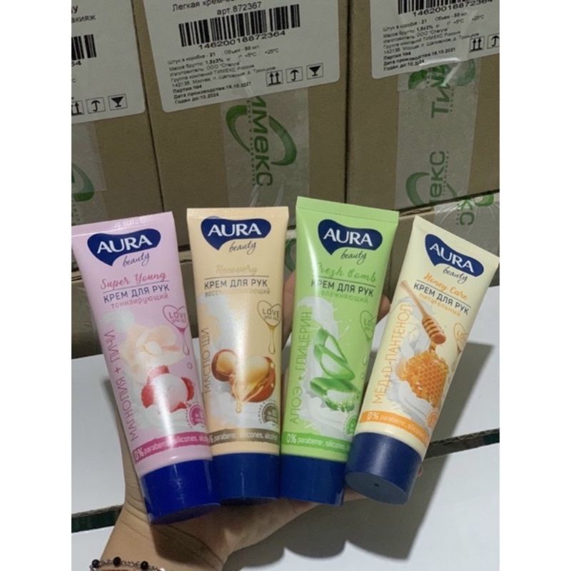 Kem dưỡng da tay Aura  Nga
