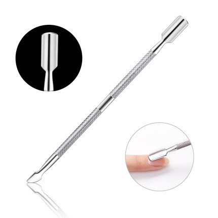 Que đẩy da chết nail , cây đẩy da móng tay 2 đầu bằng nhọn cắt đẩy sơn gel làm sạch móng chuyên dụng