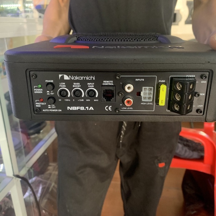Loa Sub Gầm Ghế Nakamichi NBF8.1A - Bảo hành Chính Hãng 12 tháng Thương Hiệu Nhật Bản - Car Spa