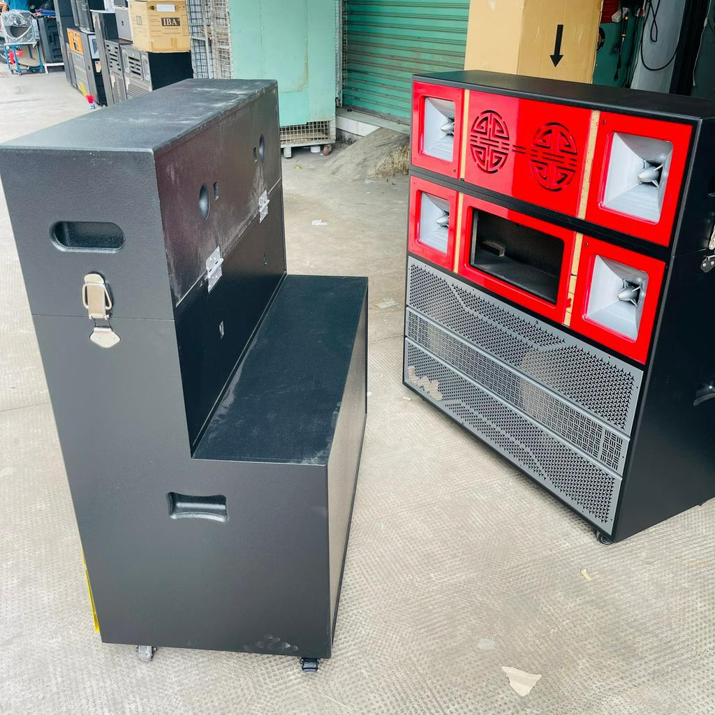 VỎ THÙNG LOA KÉO 4 BASS 40 4 TREBLE 2 TRUNG 16 NẮP GẬP LÊN XUỐNG CAO CẤP - 432VIETNAM