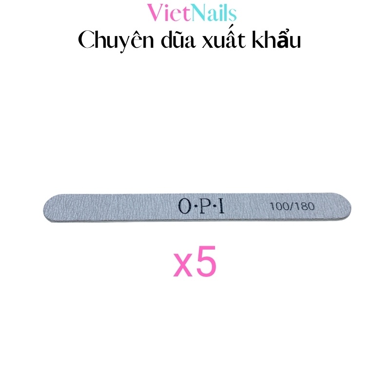 Dũa Móng Tay Nhám OPI, Dũa Móng Nail Chuyên Dụng Cho Thợ Làm Móng Độ Nhám 100/180