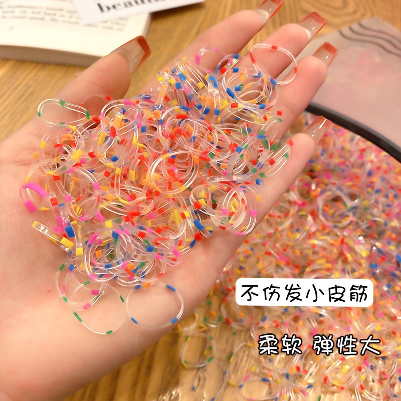 Chun buộc tóc đen siêu dai
