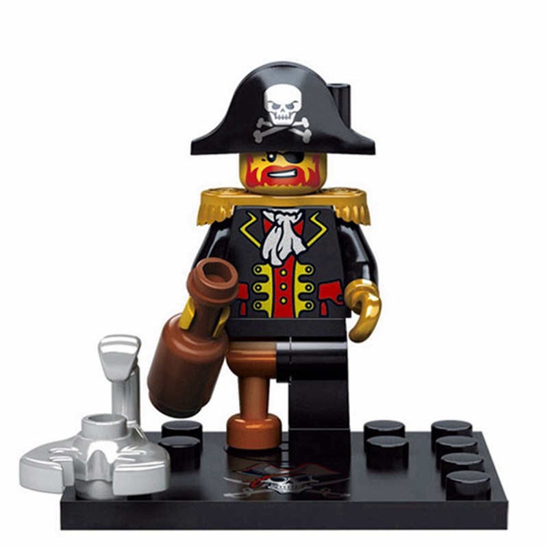 Mô Hình Lắp Ráp Nhân Vật Jack Sparrow Davy Jones Trong Pirates of the Caribbean