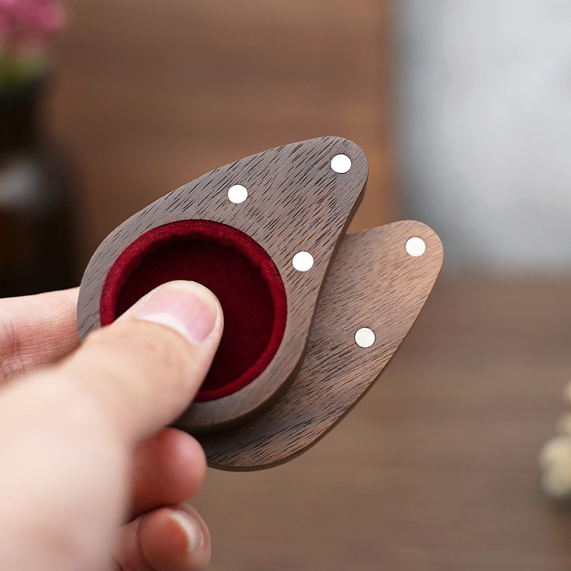 Flgo Hộp Đựng Nhẫn Cưới Đính Hôn Thiết Kế Sang Trọng