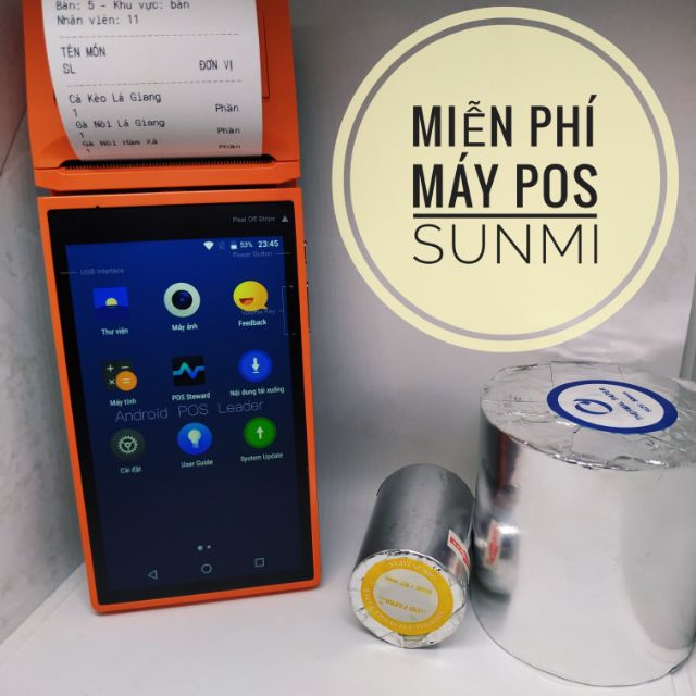Máy Tính Tiền Cầm Tay Sunmi | Máy POS Cầm Tay | BigBuy360 - bigbuy360.vn