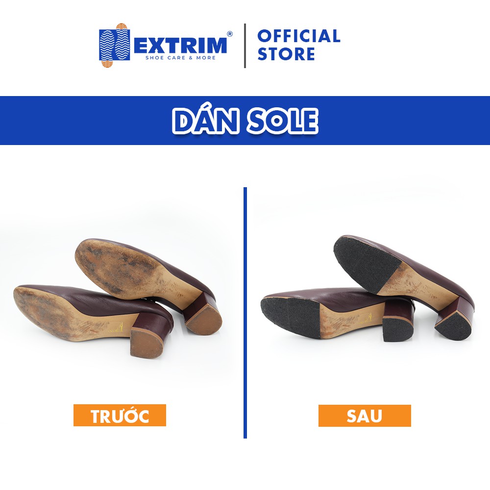 HCM [E-voucher] - Trọn gói Combo Bảo vệ giày - Phủ Nano bảo vệ giày đi mưa & Dán Sole bảo vệ đế giày tại EXTRIM