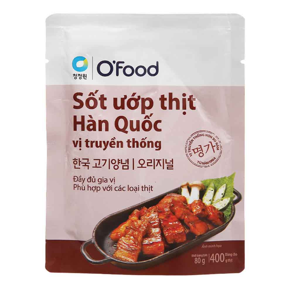 Sốt Ướp Thịt Hàn Quốc Vị Truyền Thống 80gr | Giao Siêu Tốc HCM