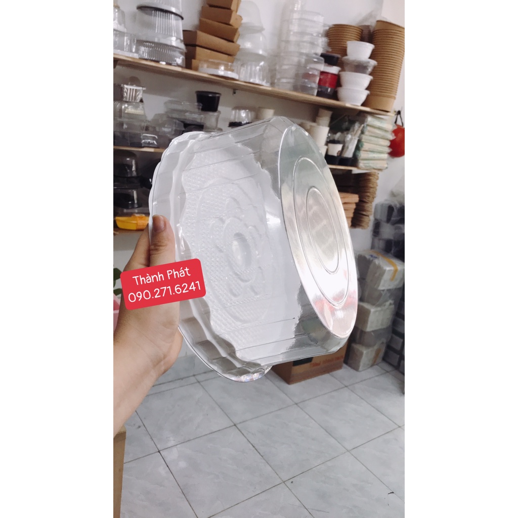 25 Hộp H40 đựng bánh bông lan 25cm - Hộp đựng rau câu 3D - Hộp đựng rau câu cá chép